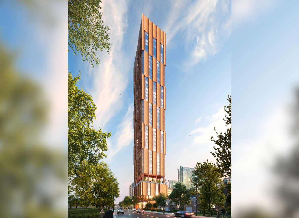 Rendering of the 36-40 Avondale building.