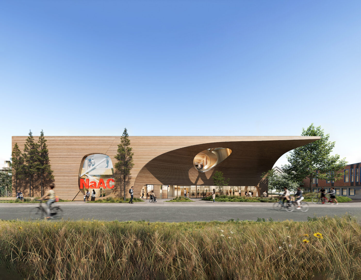Rendering of the exterior of the completed Joseph Chung Centre for Creativity
