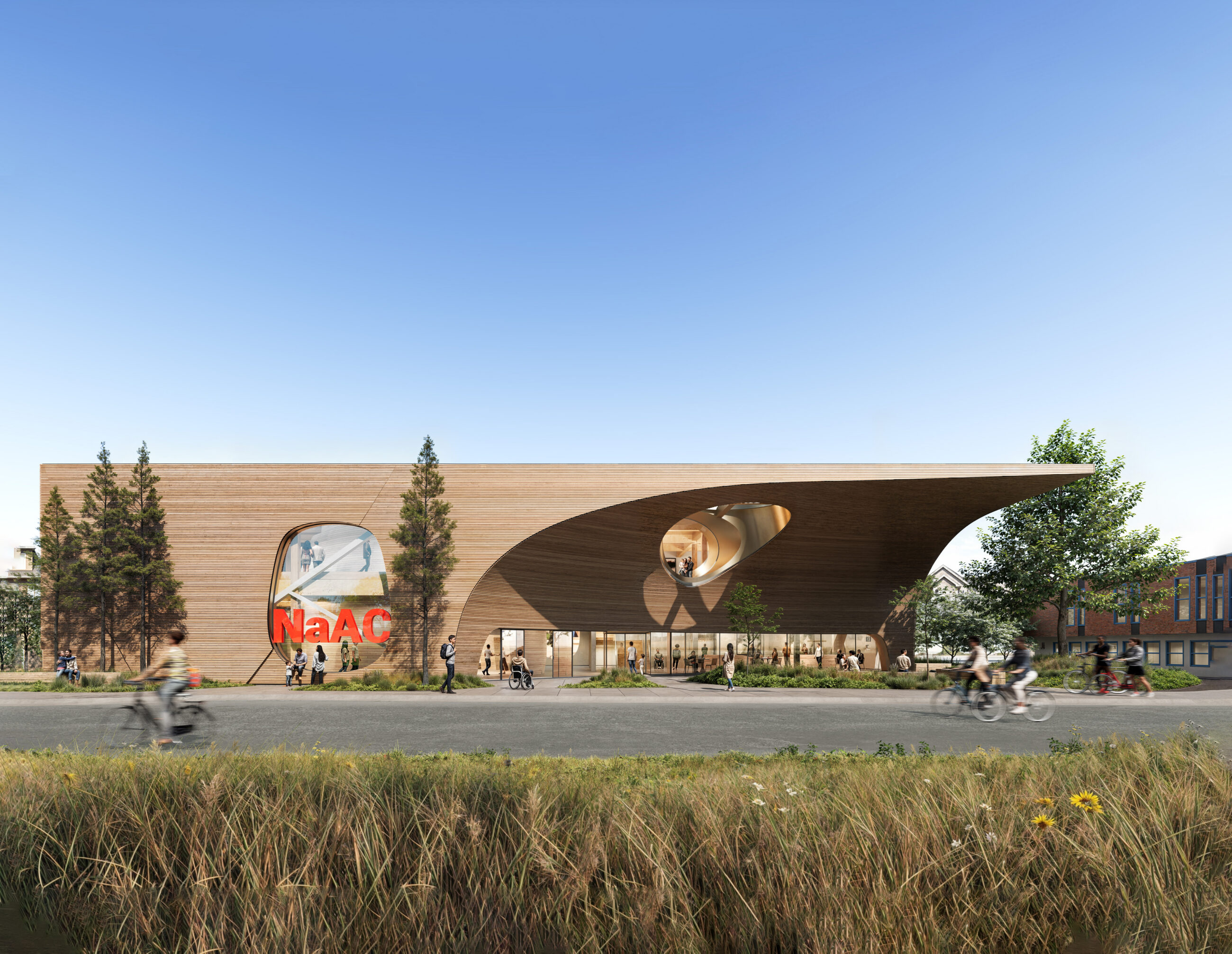 Rendering of the exterior of the completed Joseph Chung Centre for Creativity